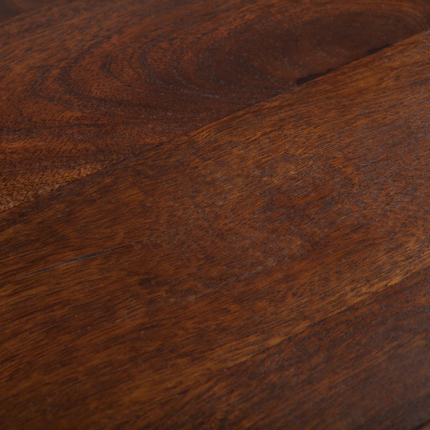 003 SI-2445252 | Closeup | Artezia Height Adjustable Stool by World Interiors in walnut, antique zinc. Made from acacia wood, iron in a traditional style.