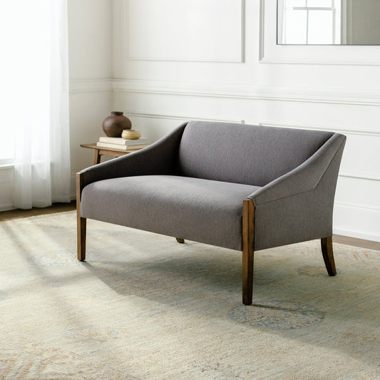 Findlay Sofa - 359581 by Surya in wood finish. Made from polyester, pine, polyurethane foam, dacron in a modern style.