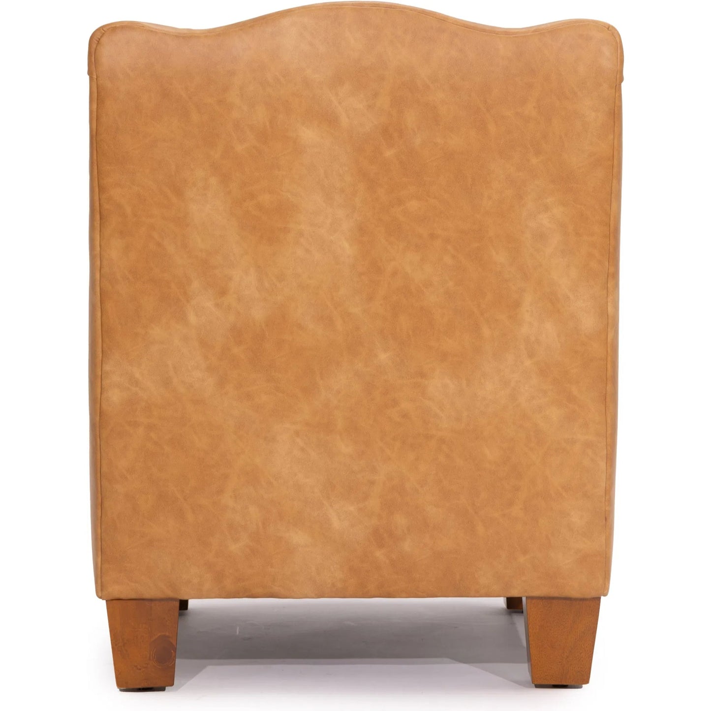 004 SI-2633419 | Additional Silo | Finsbury Arm Chair by Zentique in cognac and brown. Made from faux leather in a unique style.