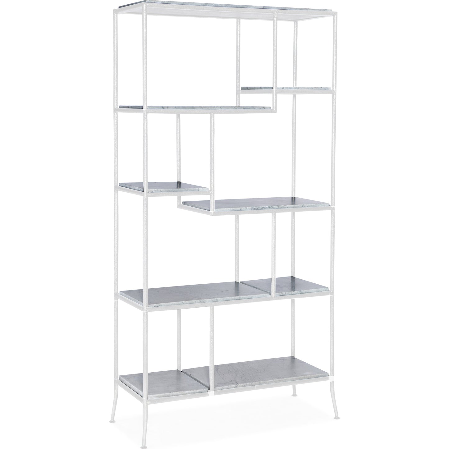 001 SI-1873071 | Additional Silo | Commerce & Market Bookcase Shelves by Hooker Furniture in blue forest. Made from blue forest stone in a transitional style.