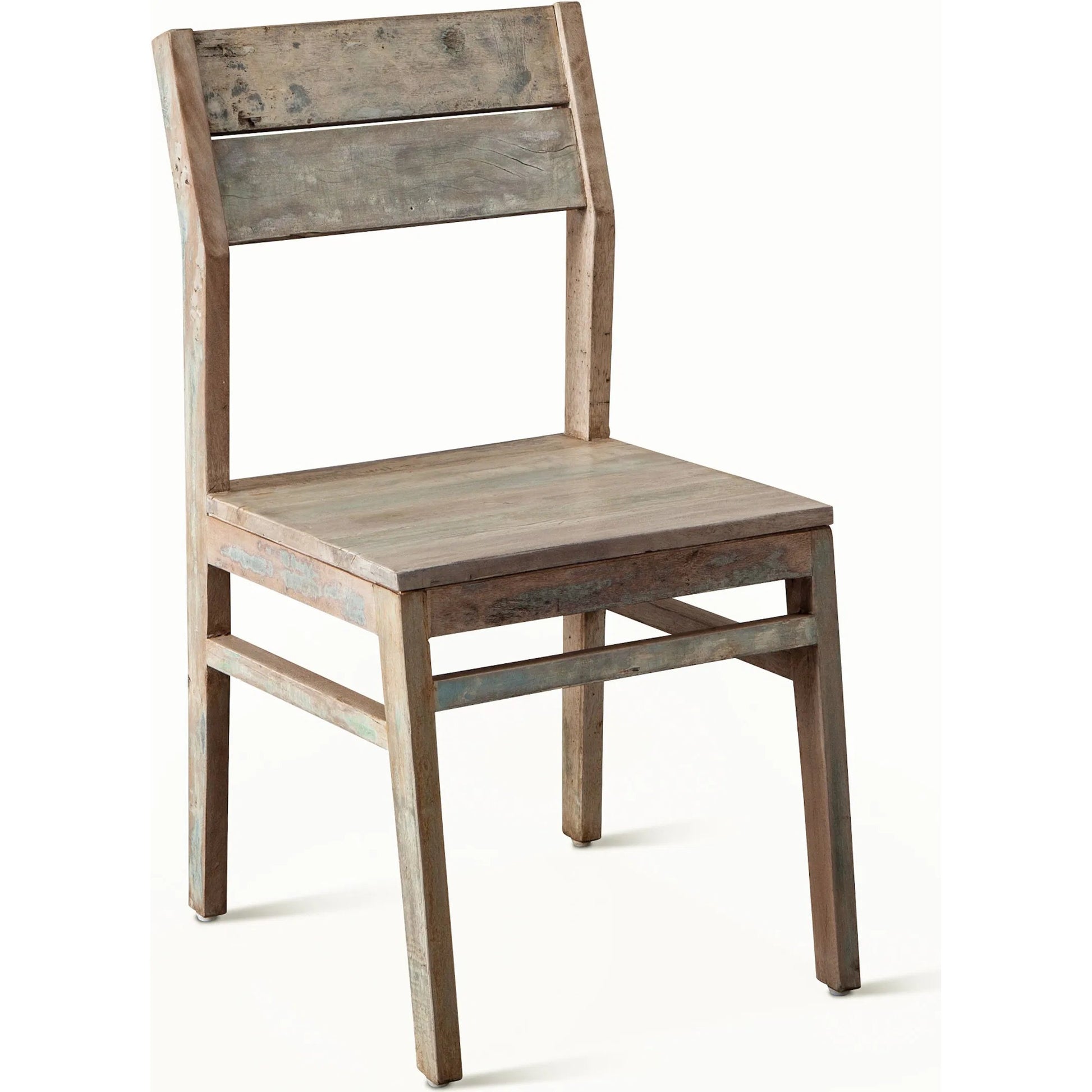 Cordoba Dining Chairs by World Interiors in teal and vintage teal. Made from teak wood in a cottage & farmhouse style.