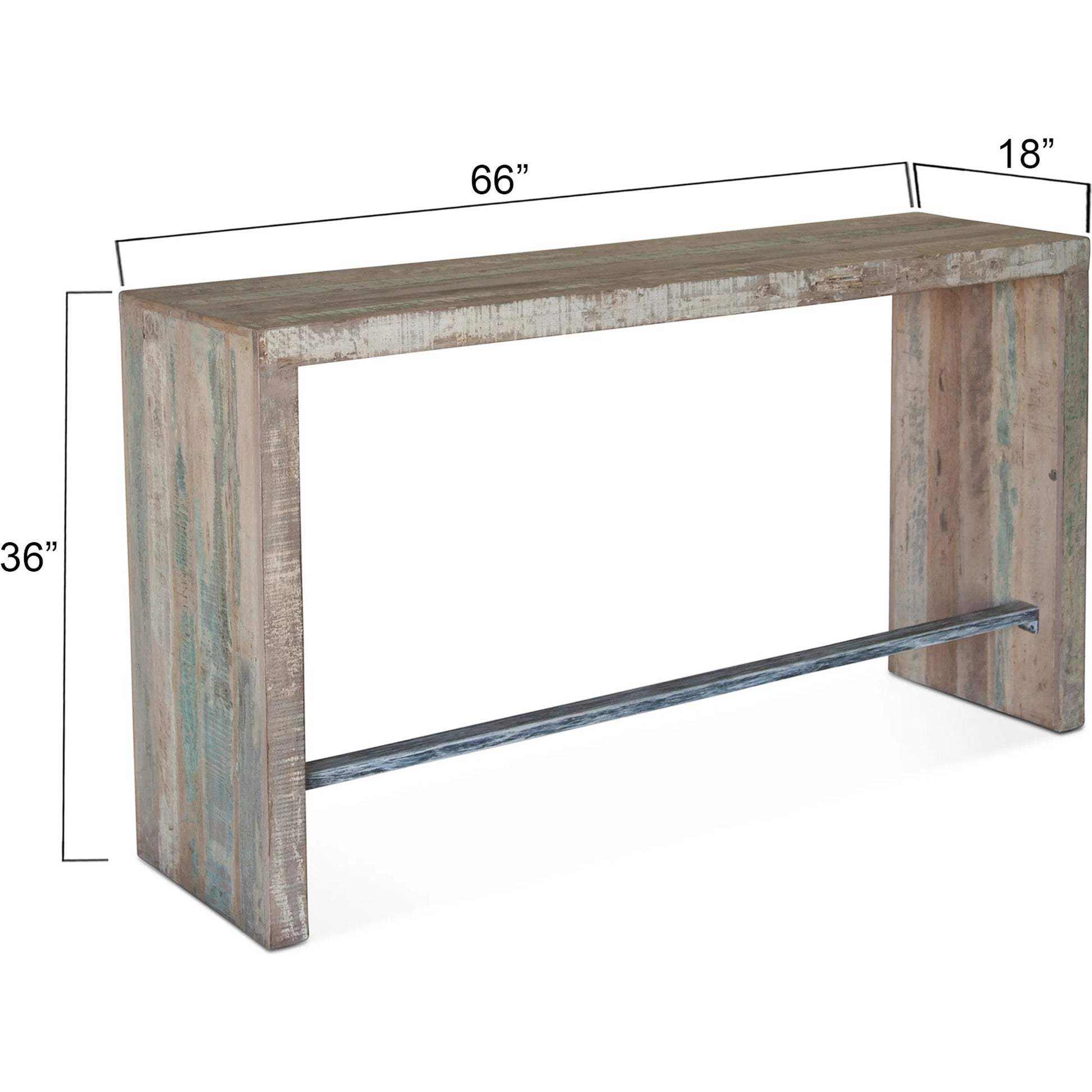 Cordoba Gathering Table and Stools by World Interiors in teal and vintage teal. Made from teak wood in a cottage & farmhouse style.