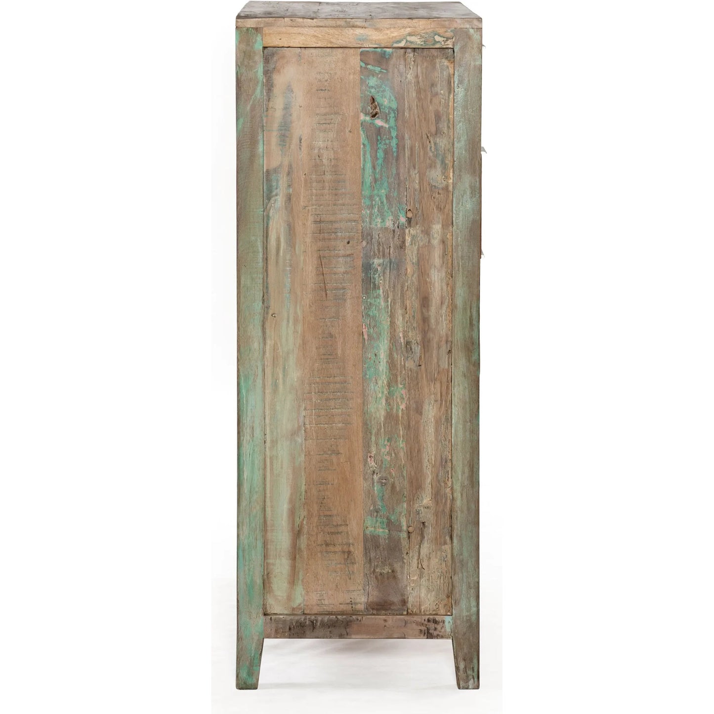 004 SR-876964 | Additional Silo | Cordoba Chest by World Interiors in teal and vintage teal, antique nickel. Made from teak wood, iron in a eclectic & global style.