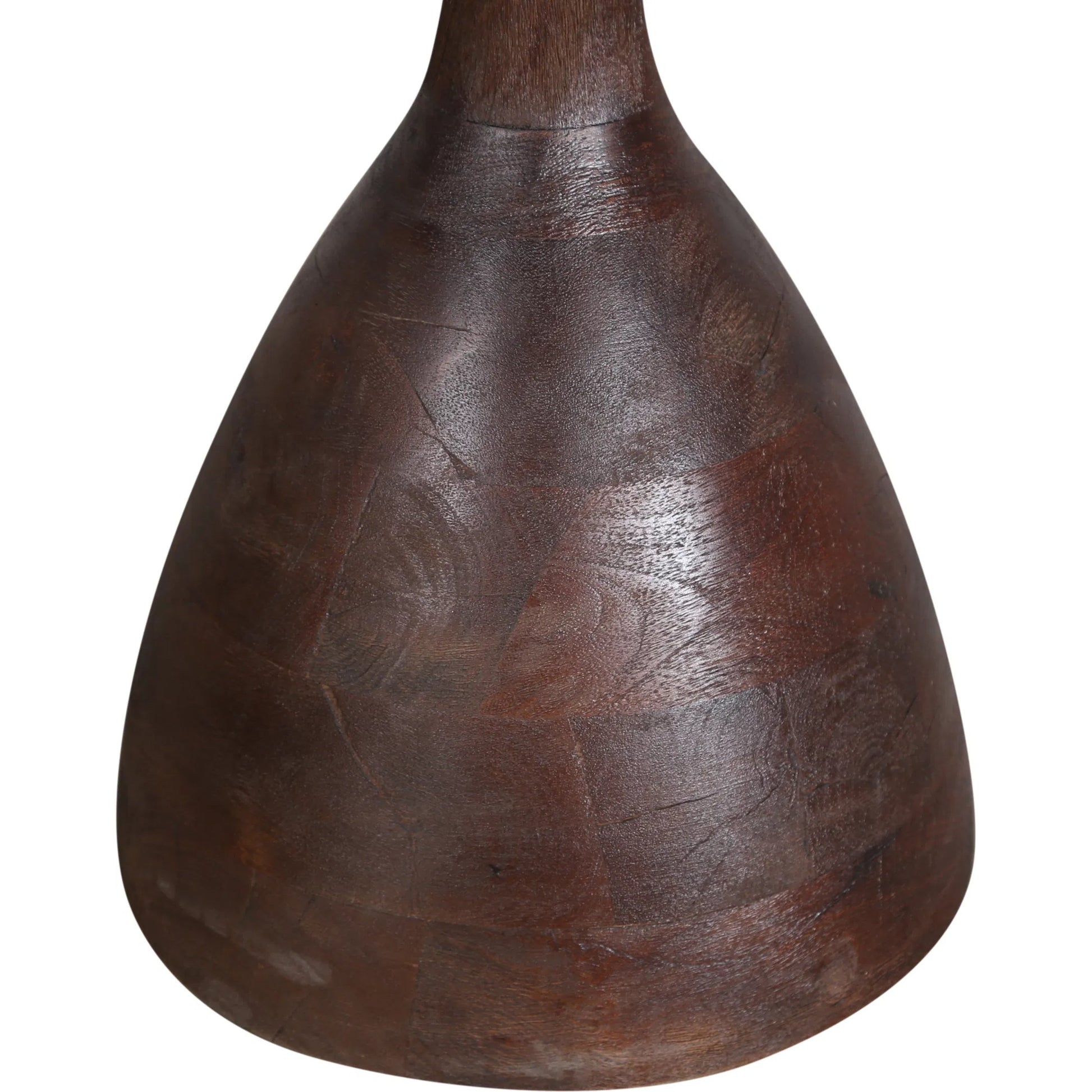 Palm Desert Modern Marble Side Table by World Interiors in walnut on wood, natural marble and water based. Made from mango wood, marble in a modern style.