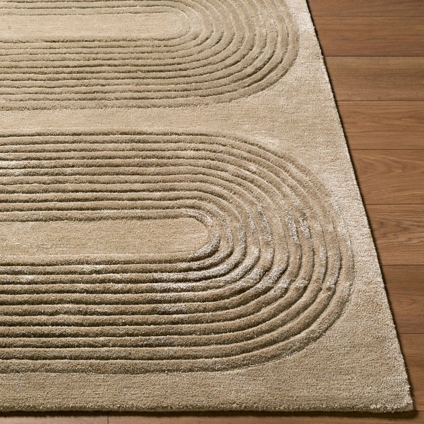 003 SI-2460999,SI-2461000,SI-2461001,SI-2461002,SI-2461003 | Closeup | Fuji FJJ-2302 Rug by Surya. Made from wool, viscose in a unique style.