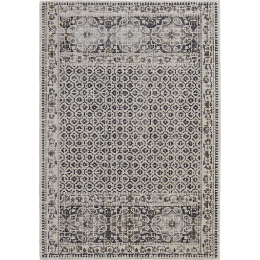 Kano Transitional Rug - 3874F by Feizy in ivory, taupe, gray. Made from polypropylene, polyester in a unique style.
