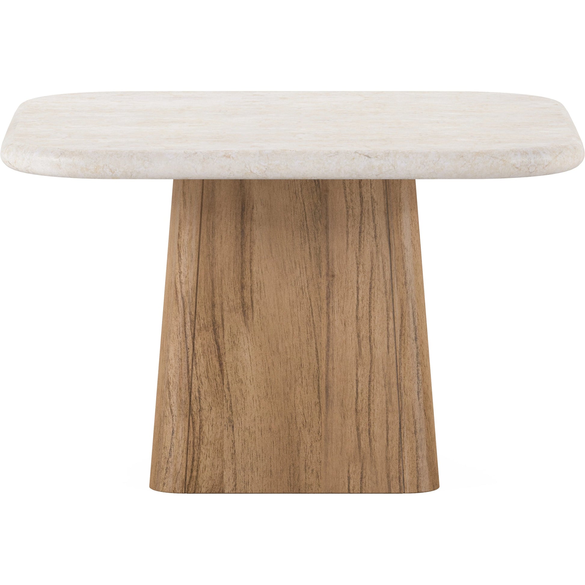 Portico Bunching Tables by A.R.T. Furniture in sienna. Made from parawood solids, mindi veneers, travertine in a modern style.