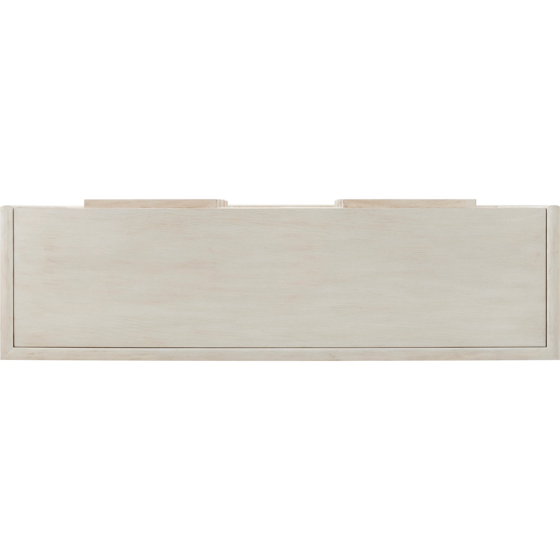 Cotiere Dresser in Beige Linen by A.R.T. Furniture in beige linen. Made from parawood solids, mixed split cathedral and quarter white oak veneers, fabric in a modern style.