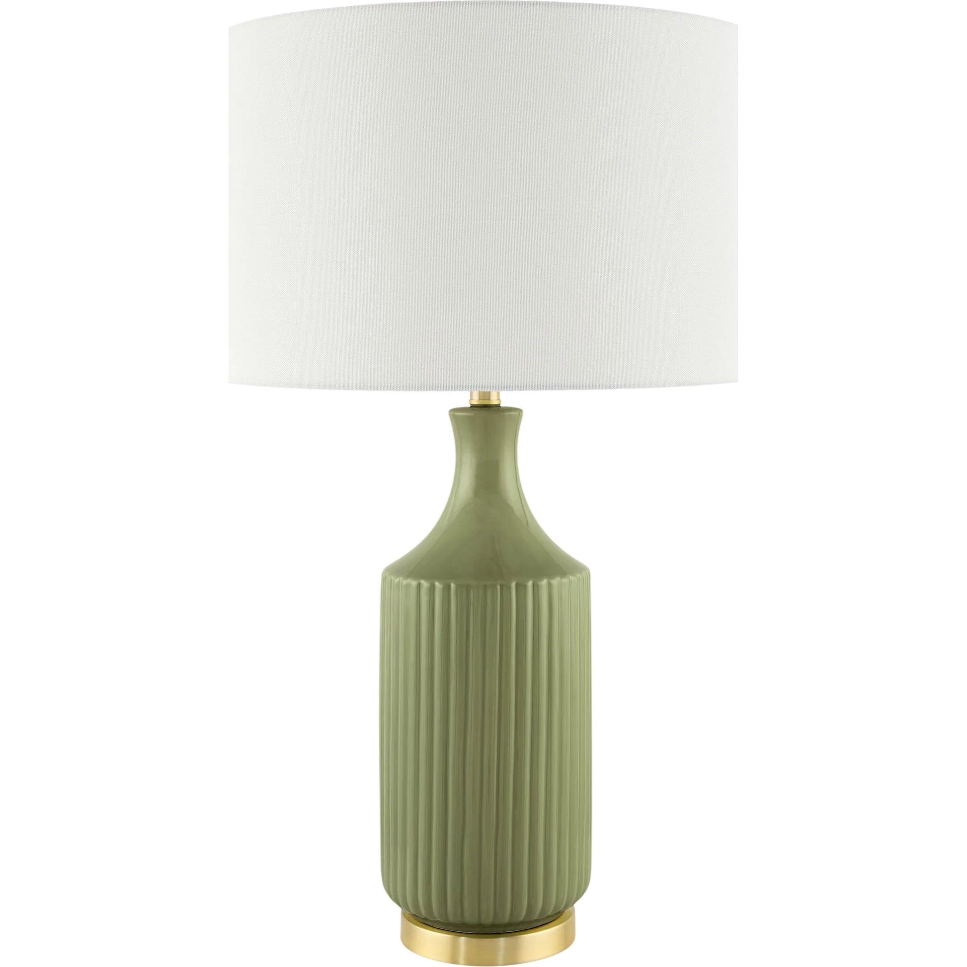 Filaki Accent Table Lamp by Surya in metallic, plated, glazed. Made from ceramic, iron, linen, polystyrene in a unique style.