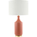 Filaki Accent Table Lamp by Surya in metallic, plated, glazed. Made from ceramic, iron, linen, polystyrene in a unique style.