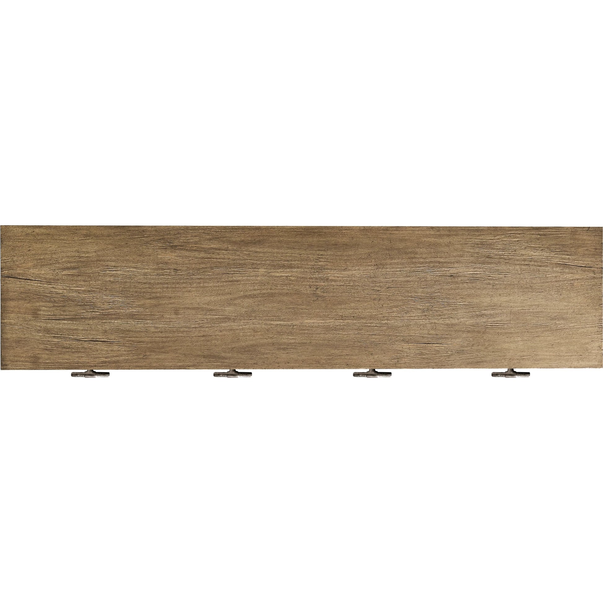 Stone Ridge Marble Credenza by Jonathan Charles in tully light acacia. Made from acacia in a modern style.