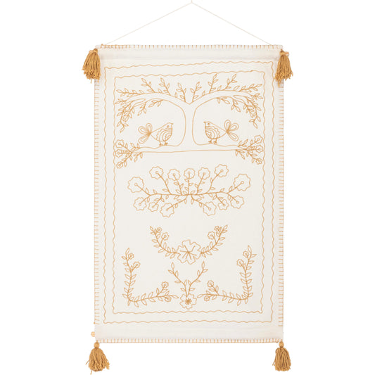 Folk Tale - 22565 by Livabliss in ivory, camel. Made from 70% wool, 30% nylon in a transitional style.