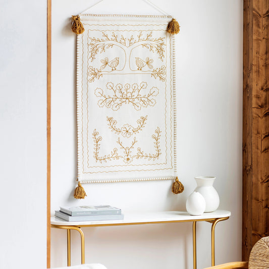 Folk Tale - 22565 by Livabliss in ivory, camel. Made from 70% wool, 30% nylon in a transitional style.