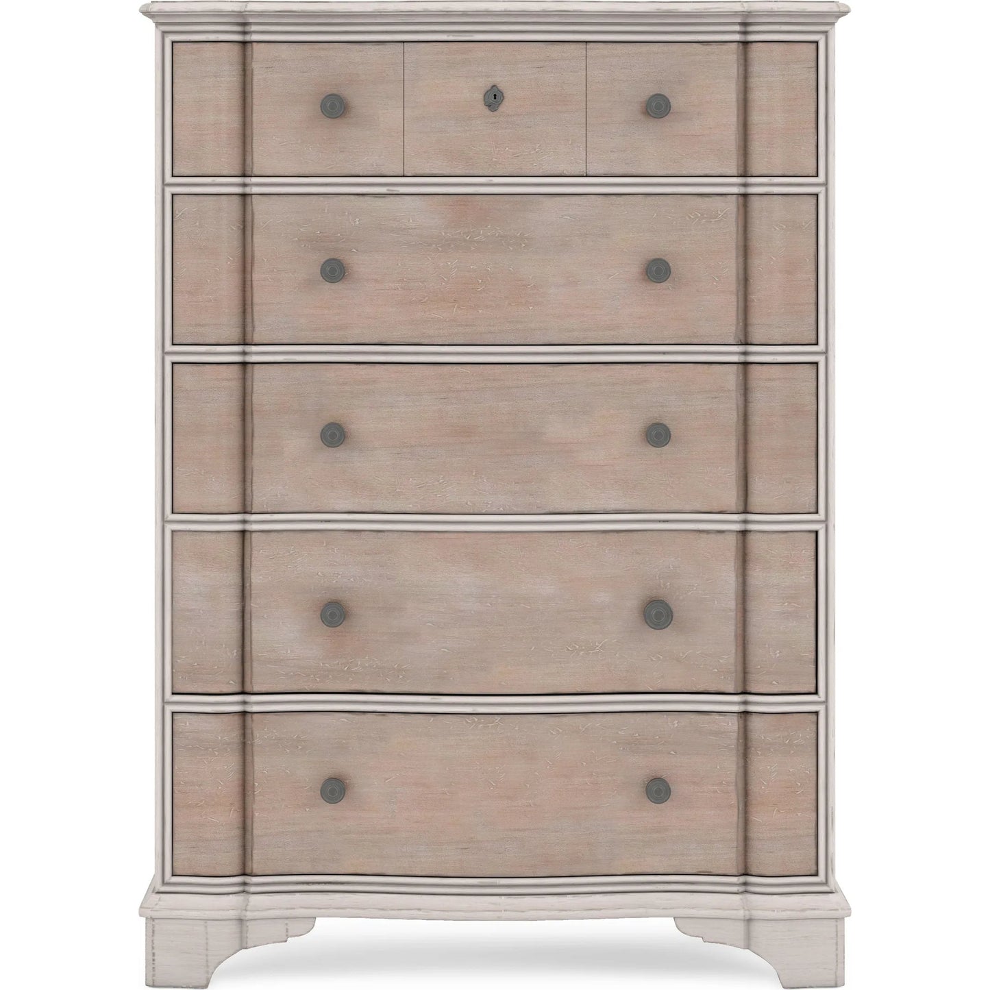 004 SI-2155742 | Additional Silo | Alcove Drawer Chest by A.R.T. Furniture in belgian ivory, washed maple. Made from acacia solids, maple veneers, metal in a modern style.