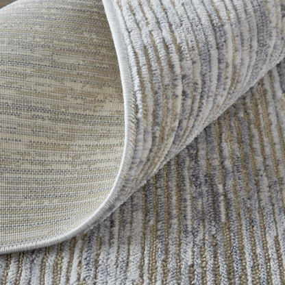 Laina Transitional Rug - 39GAF by Feizy in taupe, silver, tan. Made from unique in a unique style.