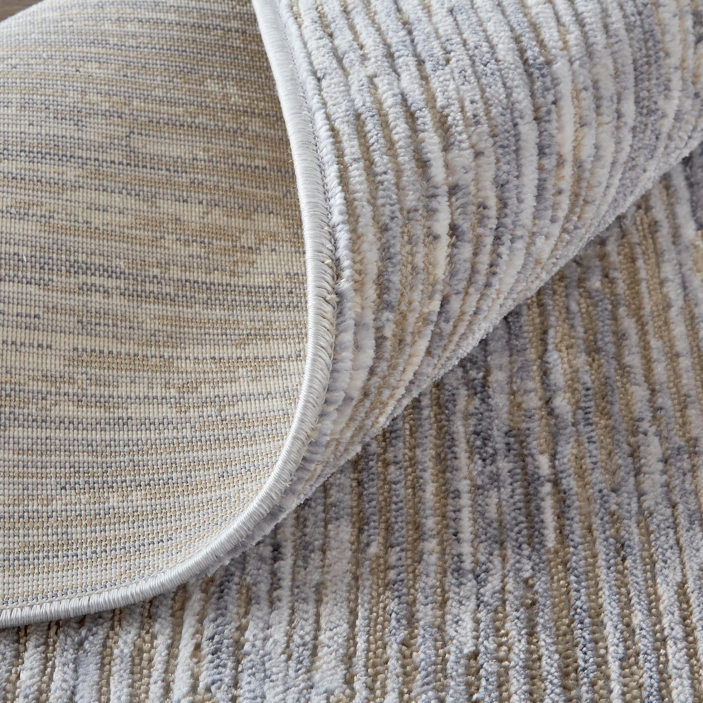 006 SI-2129556 | Closeup | Laina Transitional Rug - 39GAF by Feizy in taupe, silver, tan. Made from unique in a unique style.