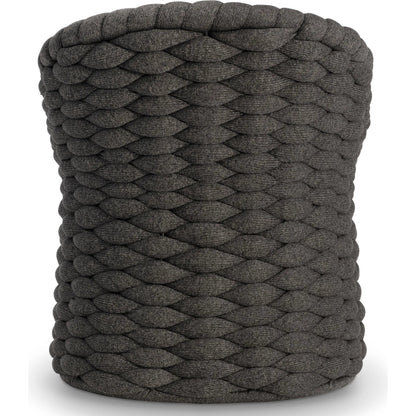 Salinas Arm Chair by Bernhardt in charcoal. Made from fabric in a unique style.