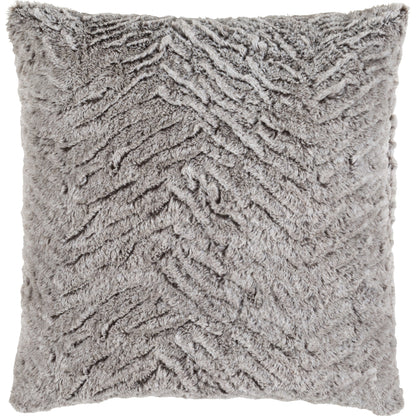 Felina Pillow - 11407 by Surya in light gray, dark brown. Made from 100% polyester in a modern style.