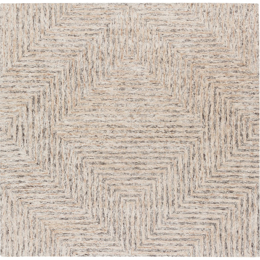 Falcon Rug by Surya in light gray, taupe, dark brown. Made from 70% viscose, 30% wool in a unique style.