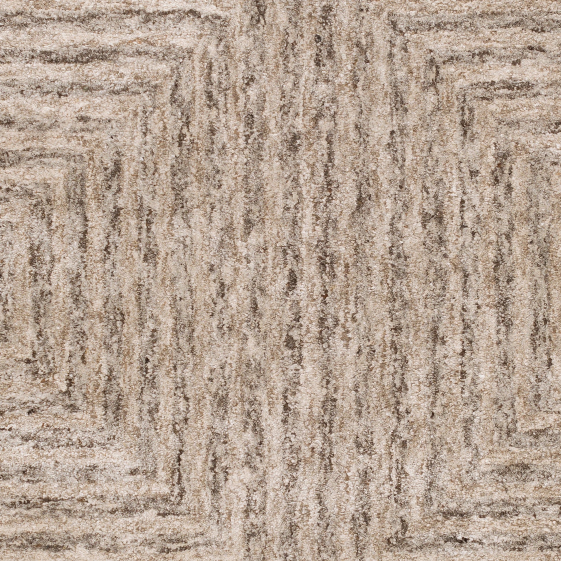 Falcon FLC-8000 Rug by Surya in light gray, taupe, dark brown. Made from 70% viscose, 30% wool in a unique style.
