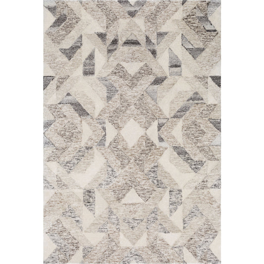 Falcon Rug - 22368 by Surya in camel, dark brown. Made from 70% viscose, 30% wool in a unique style.