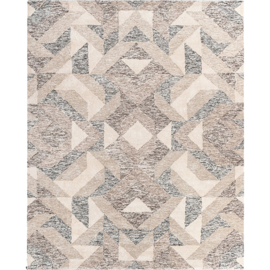Falcon Rug - 22368 by Surya in camel, dark brown. Made from 70% viscose, 30% wool in a unique style.