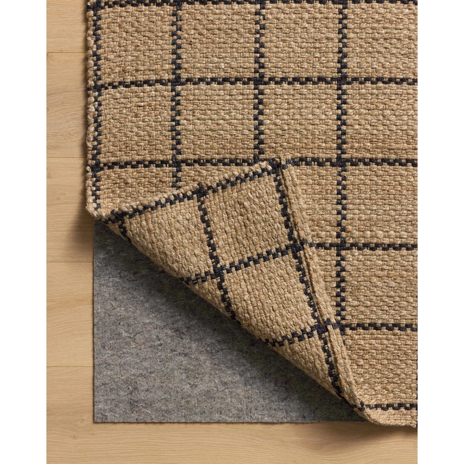 Fletcher FLE-01 Rug by Chris Loves Julia x Loloi. Made from 100% jute in a unique style.