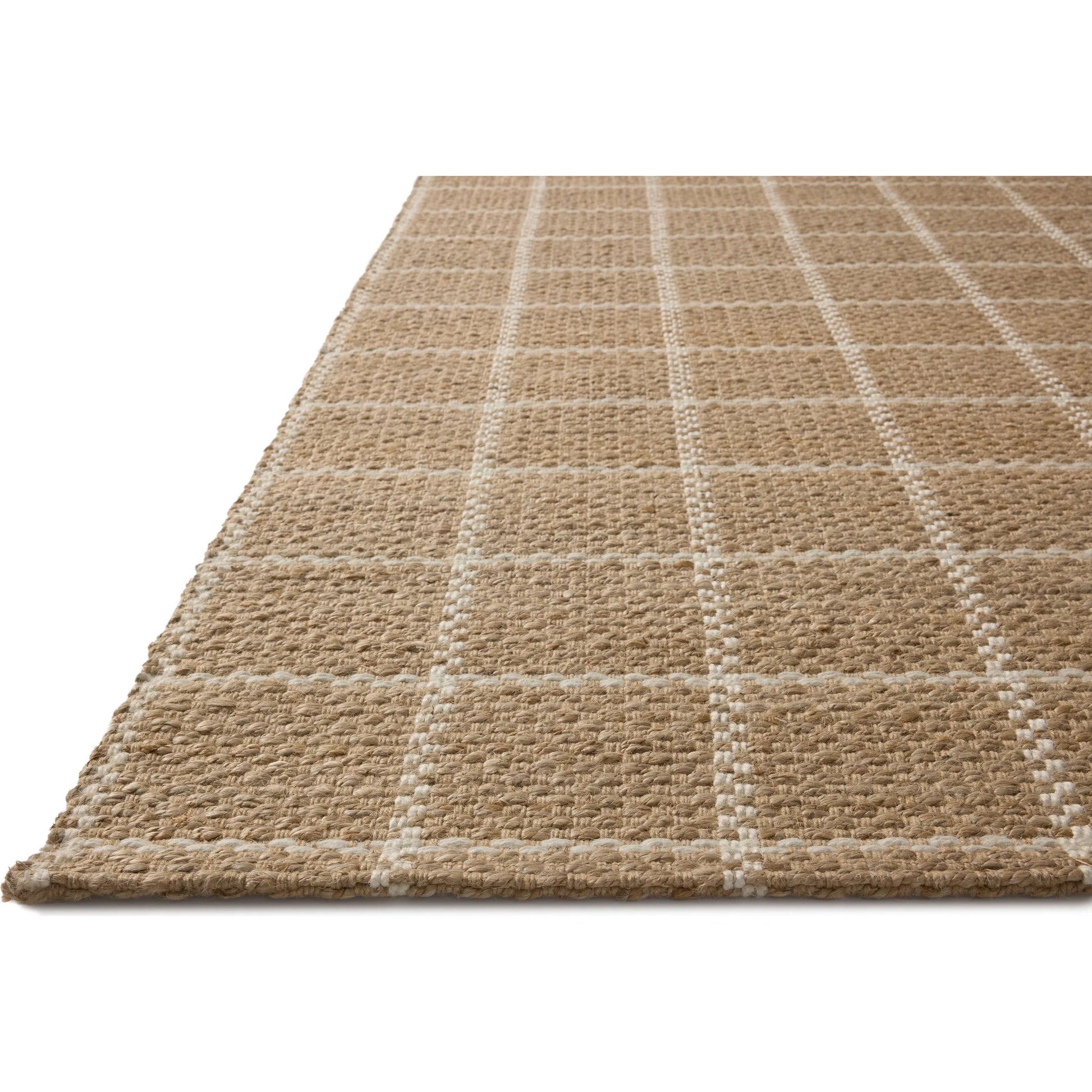 Fletcher FLE-01 Rug by Chris Loves Julia x Loloi. Made from 100% jute in a unique style.