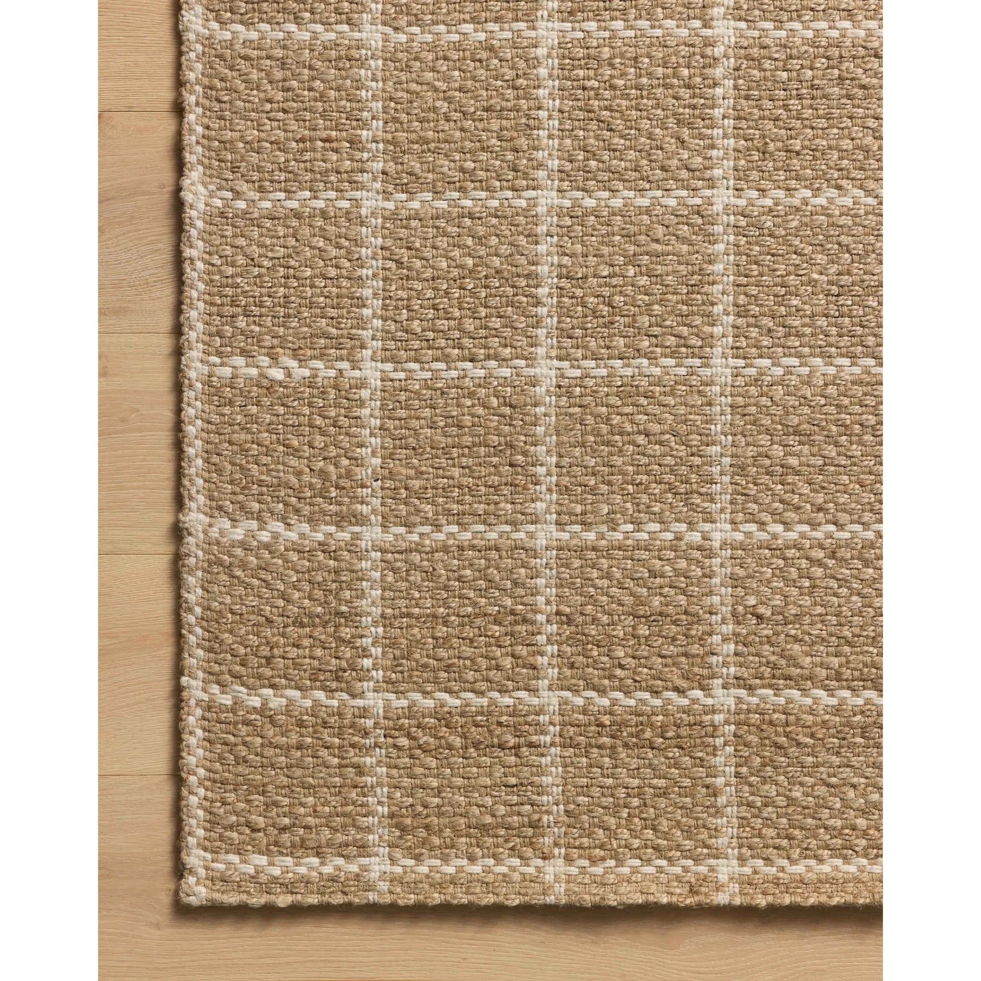 Fletcher FLE-01 Rug by Chris Loves Julia x Loloi. Made from 100% jute in a unique style.