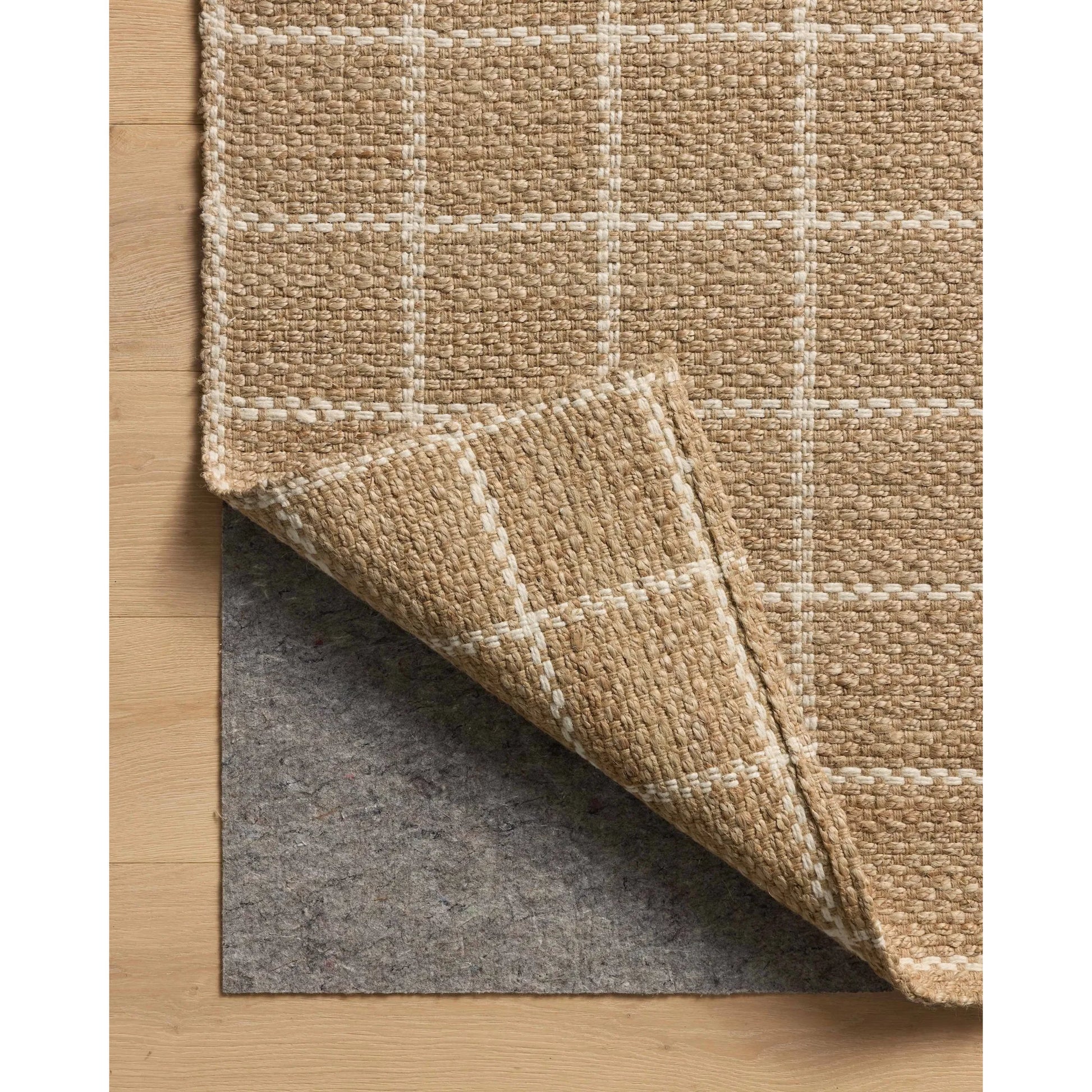Fletcher FLE-01 Rug by Chris Loves Julia x Loloi. Made from 100% jute in a unique style.