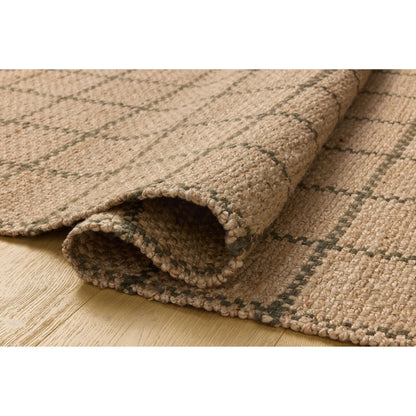 Fletcher FLE-01 Rug by Chris Loves Julia x Loloi. Made from 100% jute in a unique style.