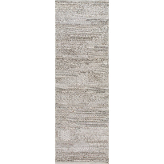 Floria Rug by Surya in ivory, brown. Made from 100% recycled pet yarn in a traditional style.