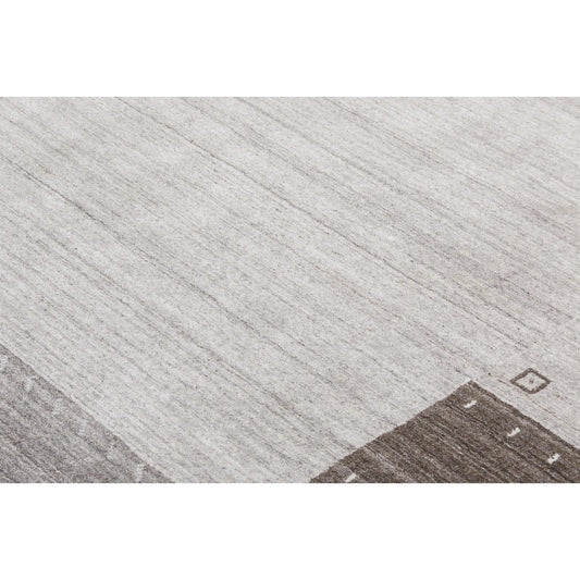 Legacy Transitional Bordered Rug - 6575F by Feizy in gray, silver, black. Made from wool, viscose in a unique style.