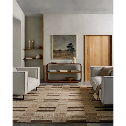 Folklore FLK-2301 Rug by Surya in beige, taupe, espresso, cream. Made from wool in a unique style.
