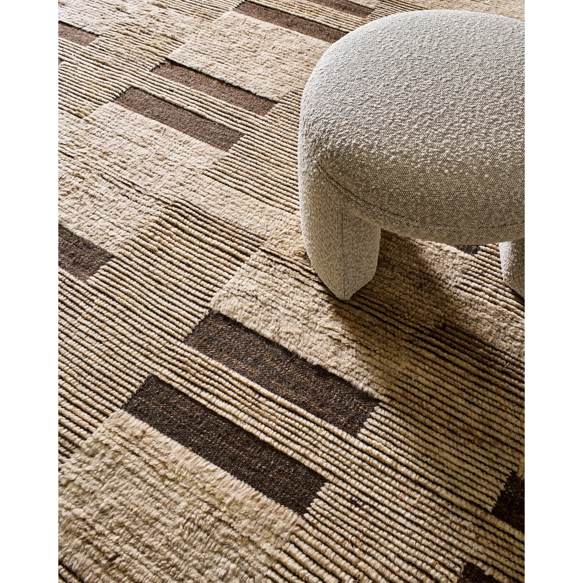 Folklore FLK-2301 Rug by Surya in beige, taupe, espresso, cream. Made from wool in a unique style.