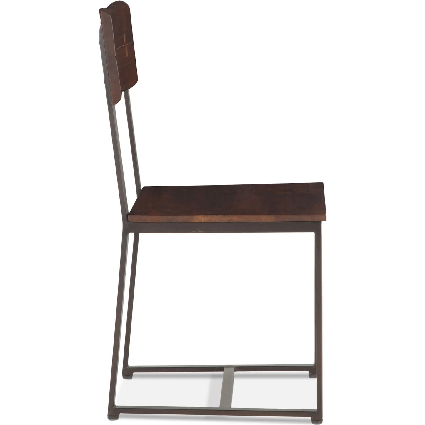 002 SI-2445192 | Additional Silo | Belfrie Dining Chair by World Interiors in walnut, antique zinc. Made from acacia wood, iron in a traditional style.