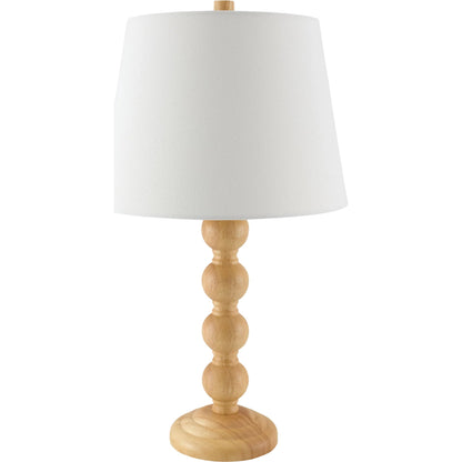 Felipe Accent Table Lamp by Livabliss in hand painted. Made from rubber wood, linen, polyester in a traditional style.