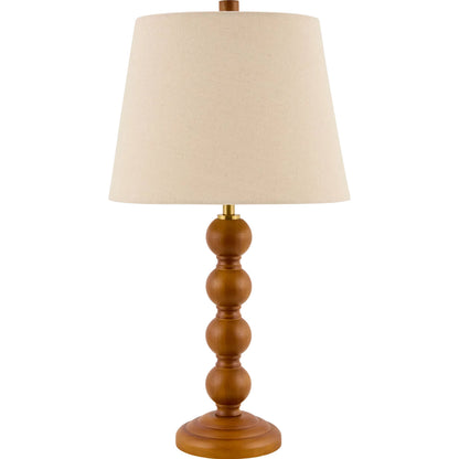 Felipe Accent Table Lamp by Livabliss in hand painted. Made from rubber wood, linen, polyester in a traditional style.