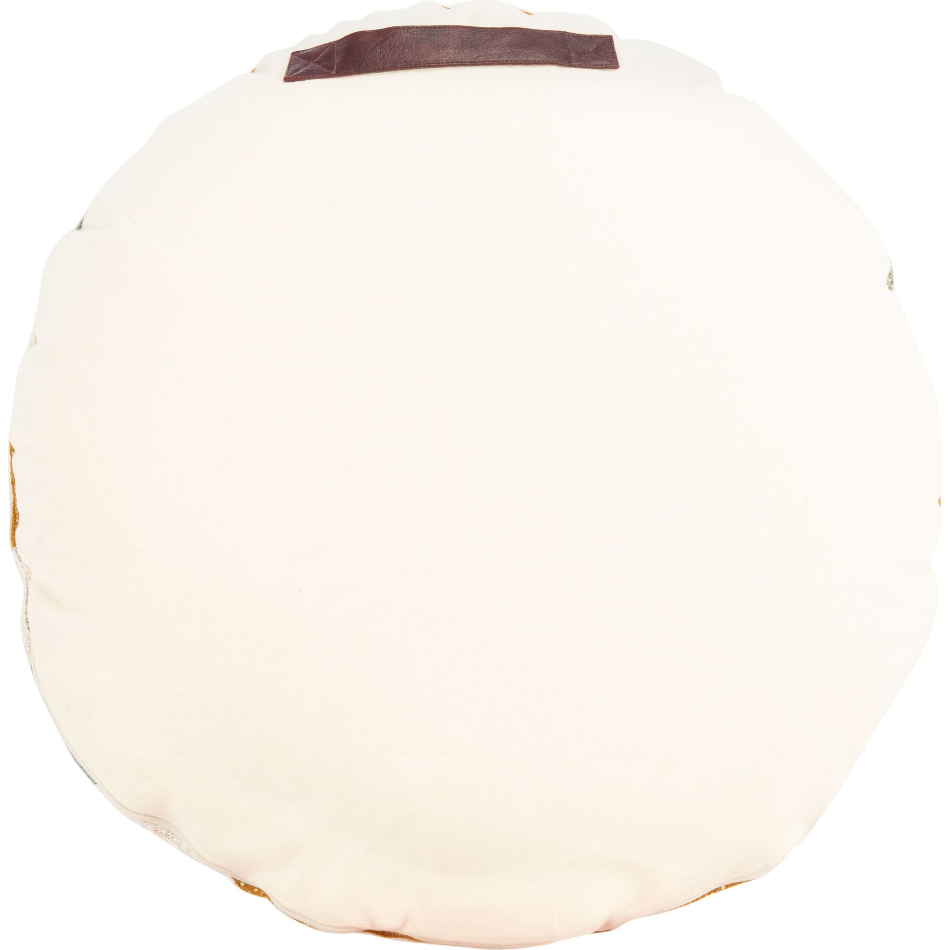 Tyrrell Floor Pillow by HedgeApple Essentials in mustard, gray. Made from cotton, polyfill in a eclectic & global style.