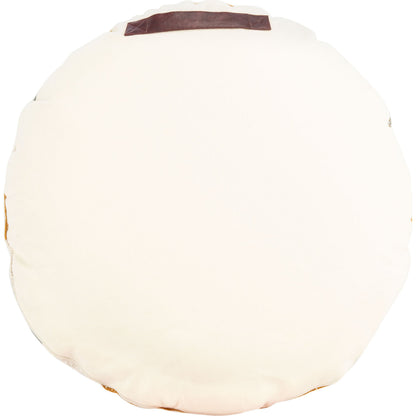 Tyrrell Floor Pillow by HedgeApple Essentials in mustard, gray. Made from cotton, polyfill in a eclectic & global style.