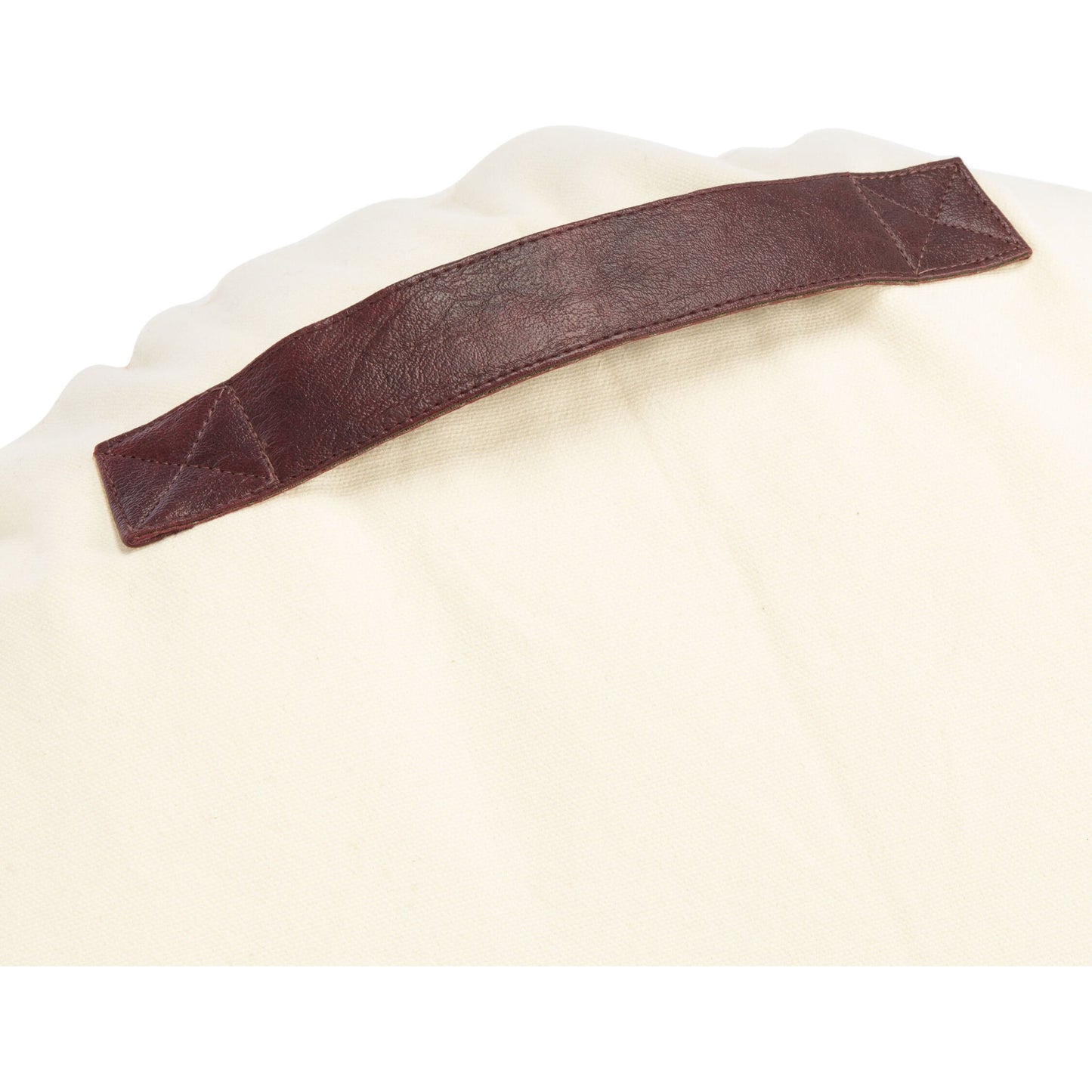 003 SI-1769254 | Closeup | Tyrrell Floor Pillow by HedgeApple Essentials in mustard, gray. Made from cotton, polyfill in a eclectic & global style.