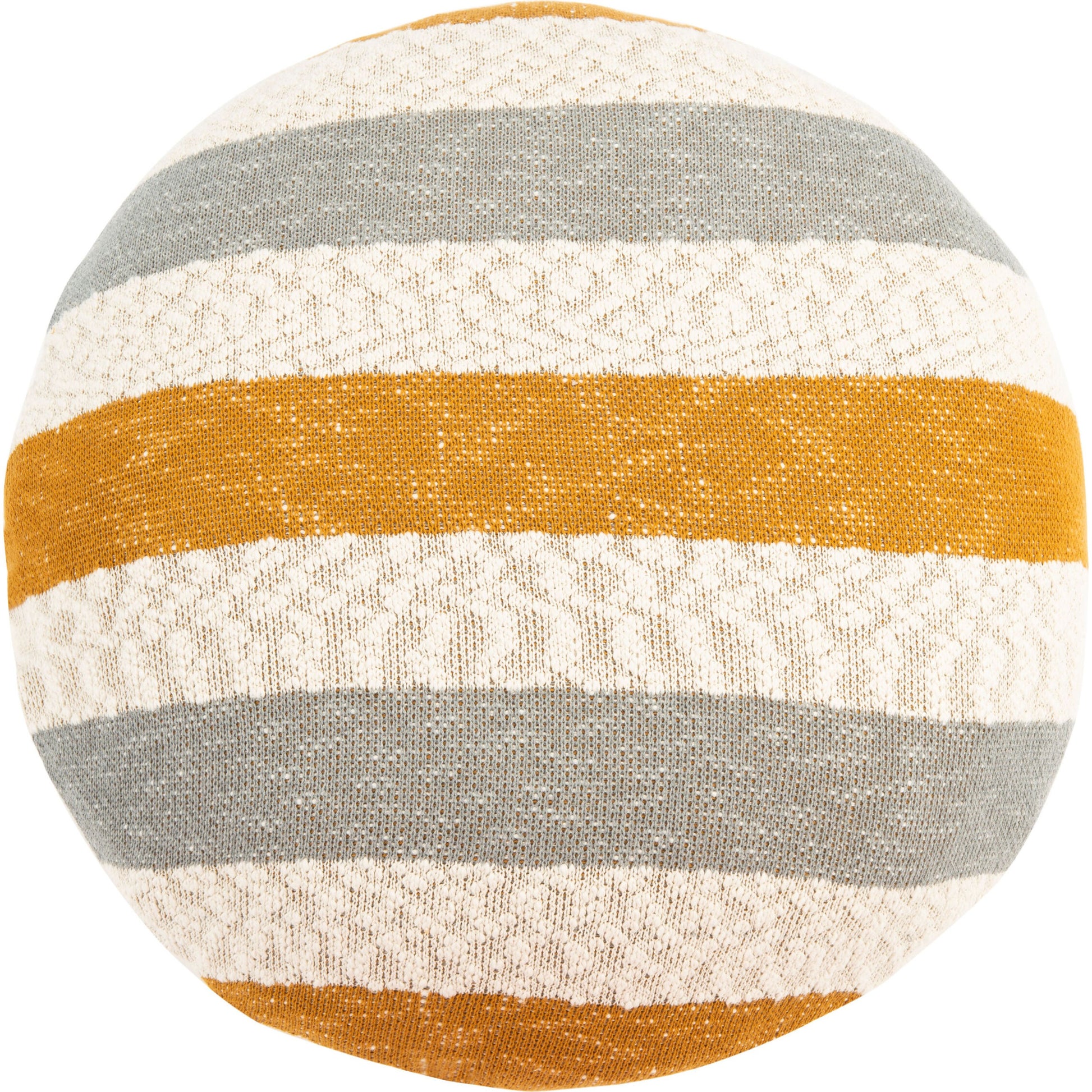 Tyrrell Floor Pillow by HedgeApple Essentials in mustard, gray. Made from cotton, polyfill in a eclectic & global style.