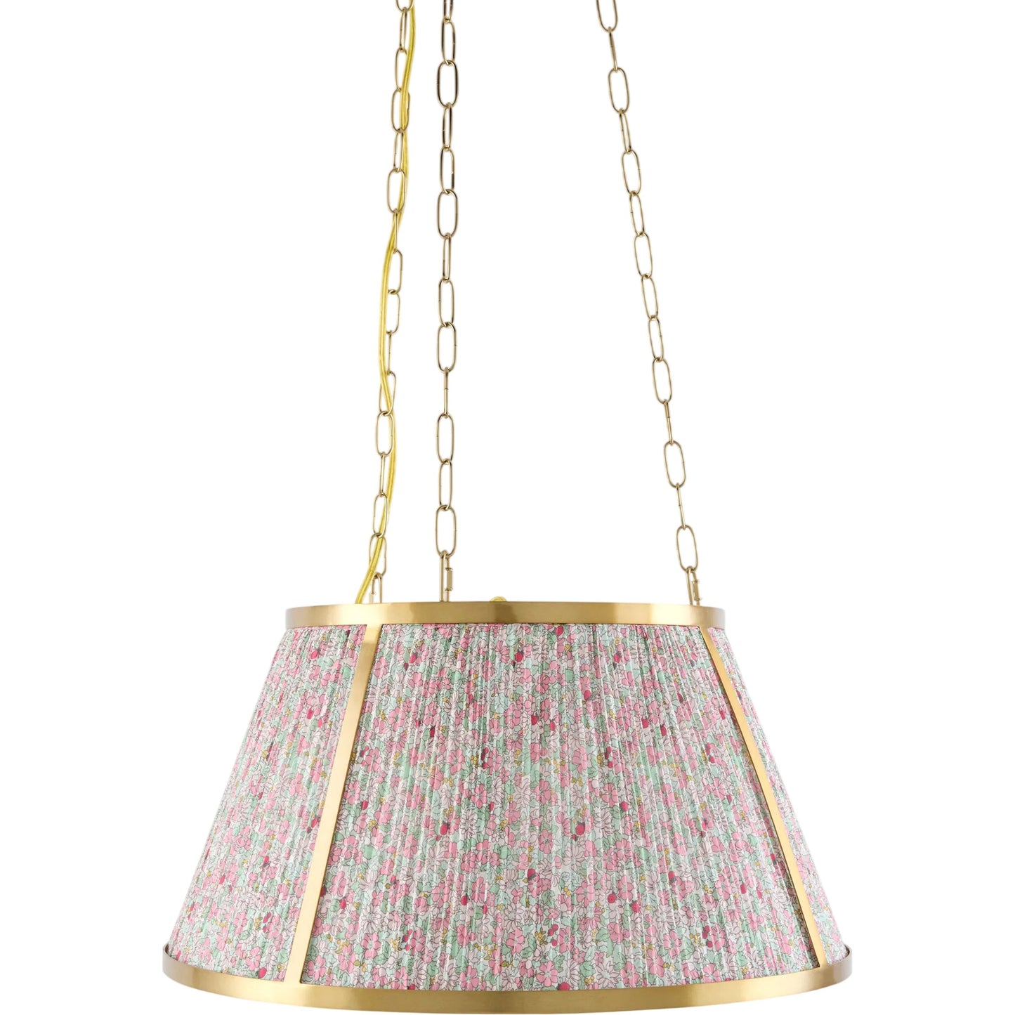 001 SI-2633041 | Primary Silo | Florie Pendant by Livabliss in electroplated. Made from iron, cotton, polyester in a unique style.