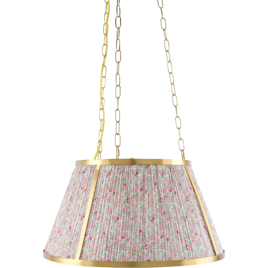 Florie Pendant by Livabliss in electroplated. Made from iron, cotton, polyester in a unique style.