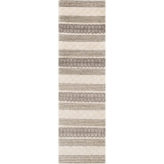 Farmhouse Neutrals Rug - 23867 by Surya in cream, oatmeal, charcoal. Made from 60% wool, 40% cotton in a unique style.