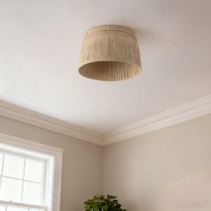 Cottage Flush Mount by HedgeApple Essentials in natural. Made from iron in a unique style.