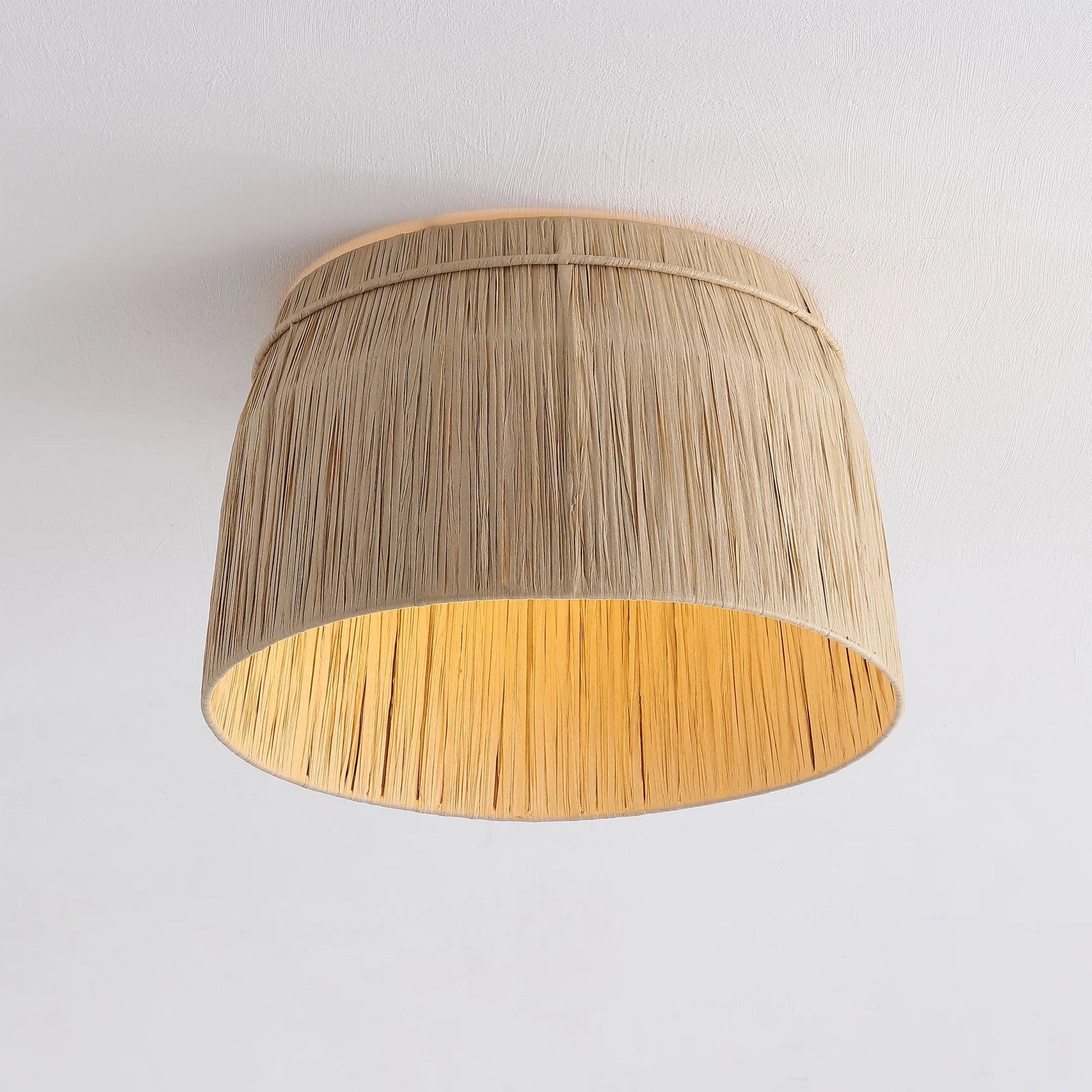 Cottage Flush Mount by HedgeApple Essentials in natural. Made from iron in a unique style.
