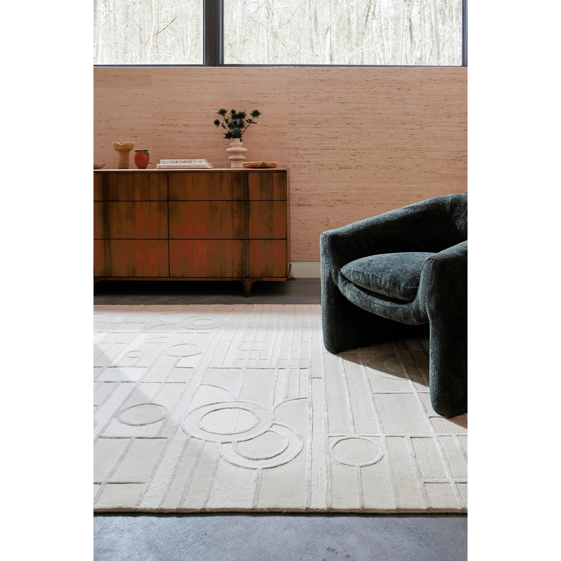 Transcendence Rug - 533199 by Surya. Made from new zealand wool, viscose in a unique style.