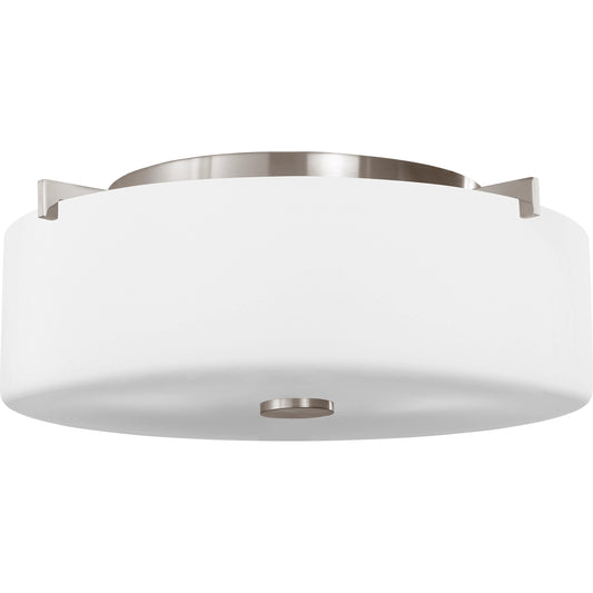 Sunset Drive Small 2-Light Flush Mount by Visual Comfort & Co.. Made from steel in a unique style.