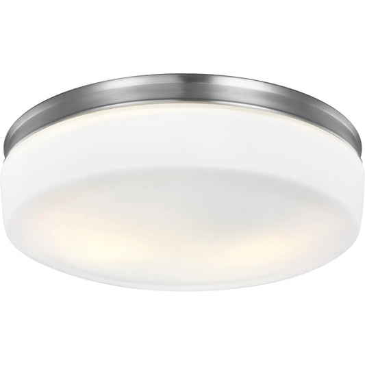 Issen Flushmount by Generation Lighting. Made from steel in a modern style.